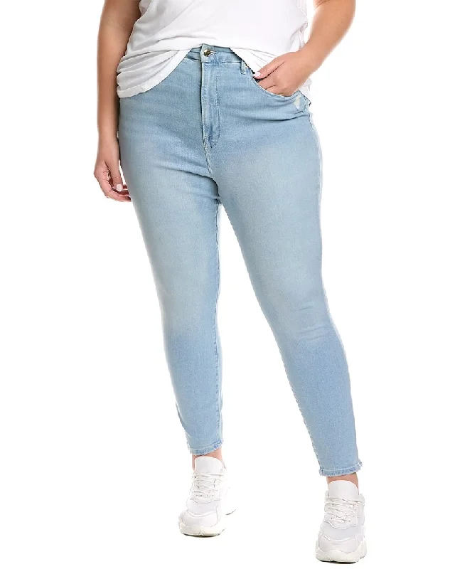 Markdown Sale GOOD AMERICAN Good Waist Blue Crop Jean