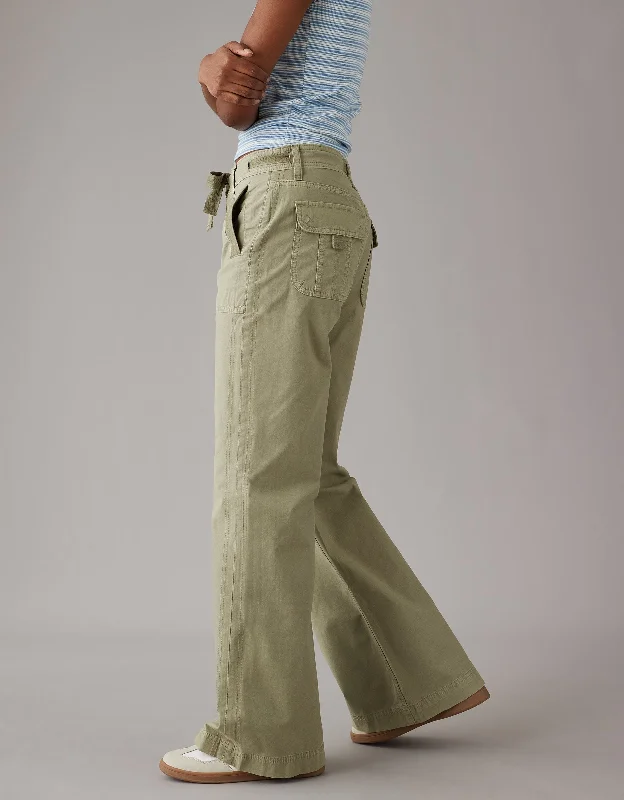 Best Deals AE Low-Rise Baggy Flare Pant