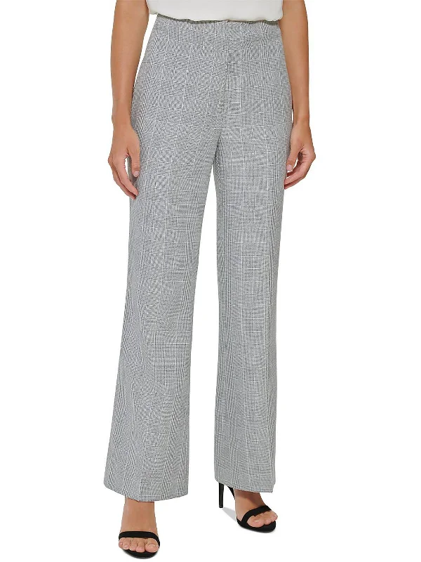 Bonus Savings Womens High-Rise Formal Wide Leg Pants