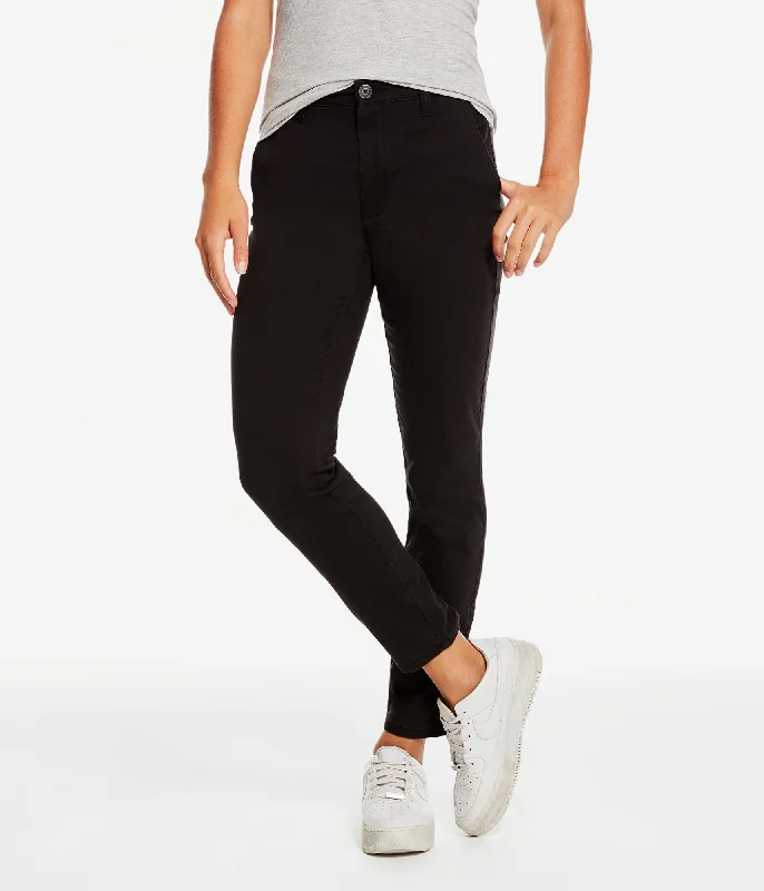 Discount Mania Aeropostale Womens Slim High-Rise Twill Pants
