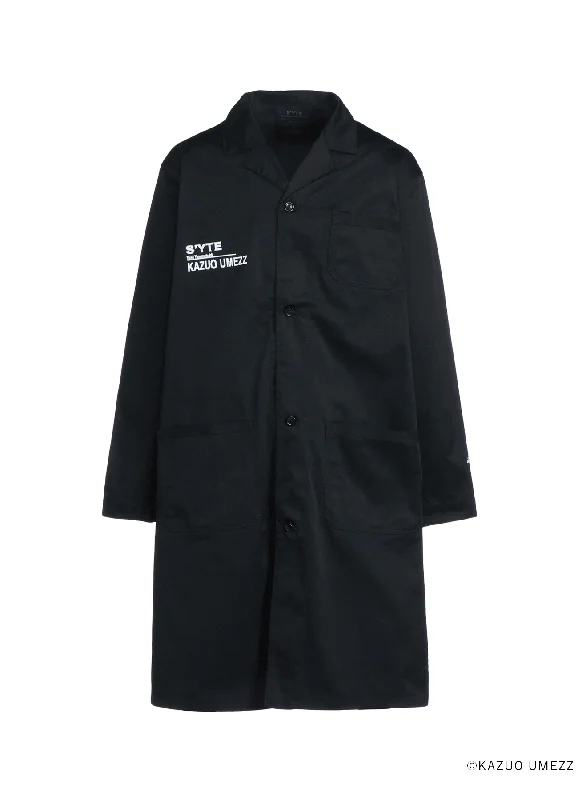 Online Deal S'YTExKAZUO UMEZZ T/C TWILL ENGINEER COAT PRINTED WITH ARTWORK FEATURING ZOKU-SHINGO-REMINISCENCE-