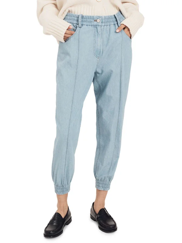 Weekend Bargains to Enjoy Phoenix Womens Light Wash Cotton Jogger Pants