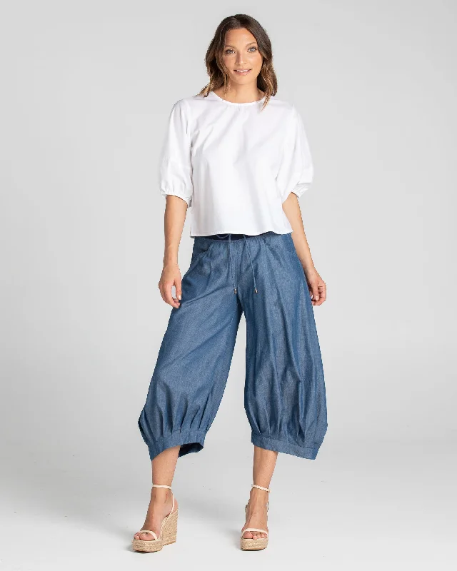 Take Advantage Boom Shankar Guru Pant Blue Chambray