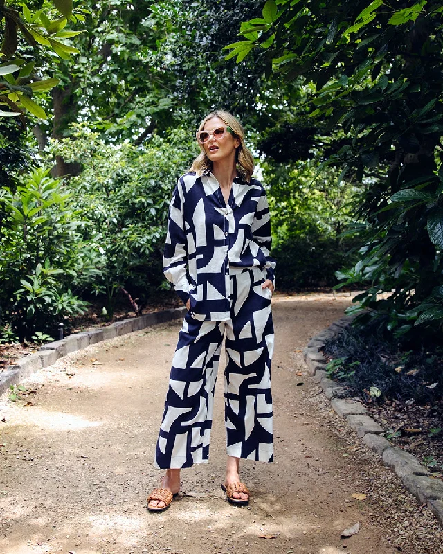 Mega Sale Elm Dali Abstract Pant Midnight Abstract Print