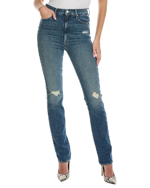 Weekend Specials to Relish MOTHER Denim High-Waist Dazzler Double Heel Morning Chores Jean