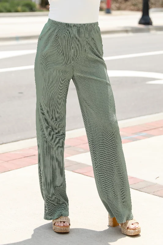 Final Clearance FINAL SALE - Divinely Dynamite Plisse Satin Pants