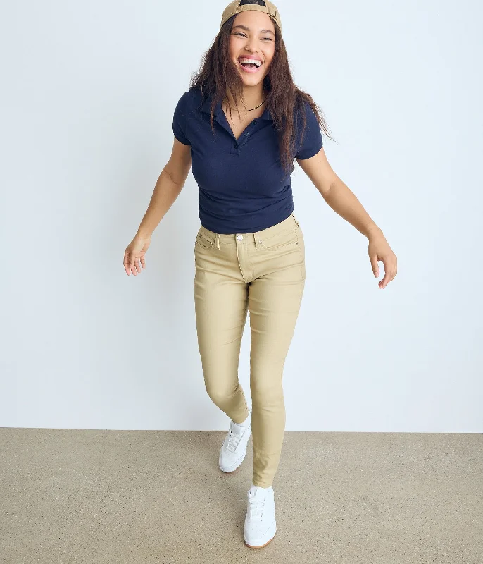 Early Bird Aeropostale Womens Seriously Stretchy High-Rise Curvy Uniform Jegging