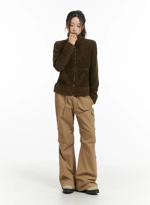 TIME-Limited Offer Low Rise Boot Cut Pants CJ410
