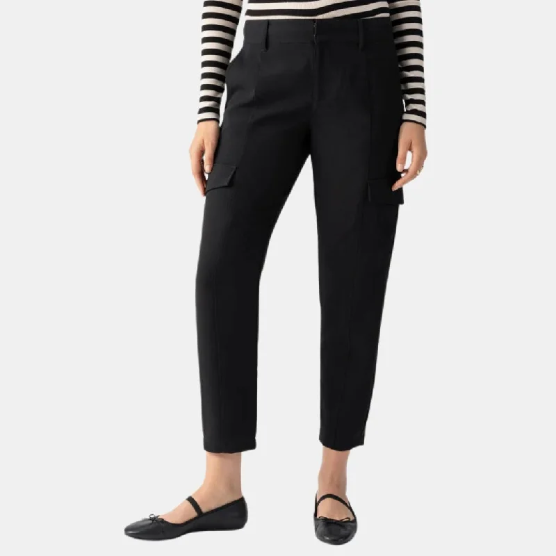 Reduced Rates Polished Cargo Pant (Black)