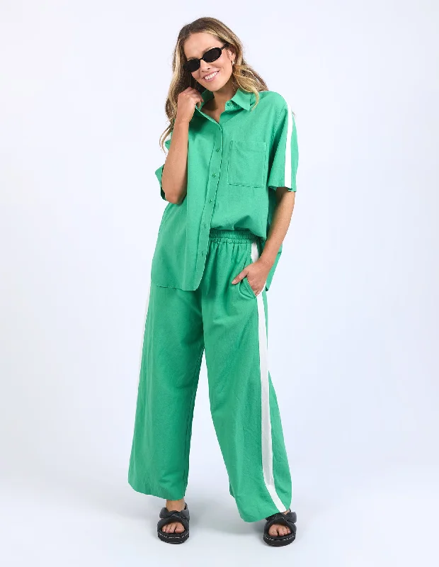 Quick Sale Elm Frances Stripe Pant Greenbriar/Marshmellow Stripe
