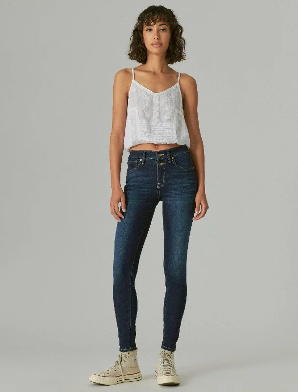 Special Price Lucky Brand Women's Mid Rise Ava Super Skinny