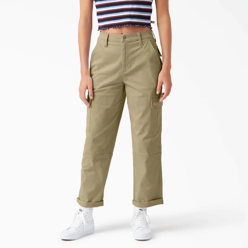 Sneak Peek Sale Dickies Women's Relaxed Fit Cropped Cargo Pants