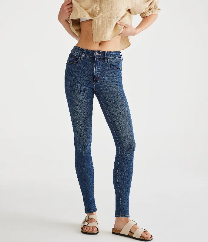 Deal Frenzy Aeropostale Womens Premium Seriously Stretchy High-Rise Jegging