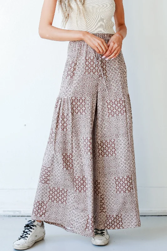 Reduced Prices Go With The Flow Wide Leg Pants