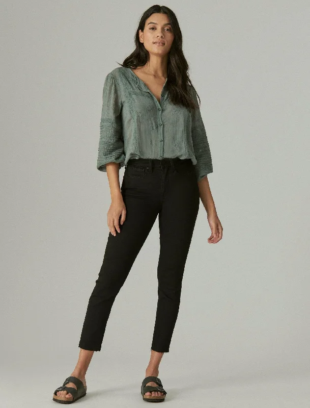 Weekend Savings Spree Lucky Brand Women's High Rise Bridgette Skinny