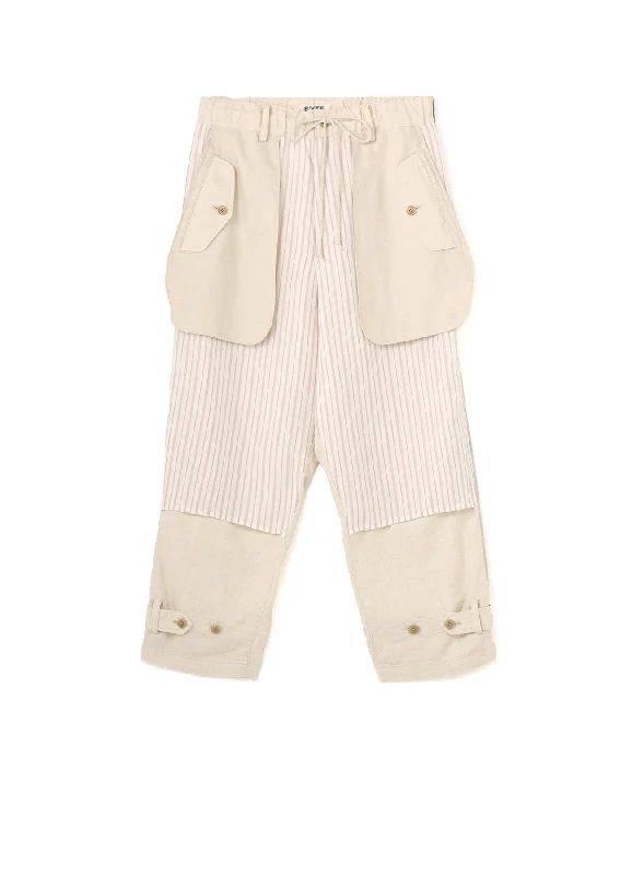 Seasonal Sale LI/C WASHER TWILL INSIDE OUT PANTS