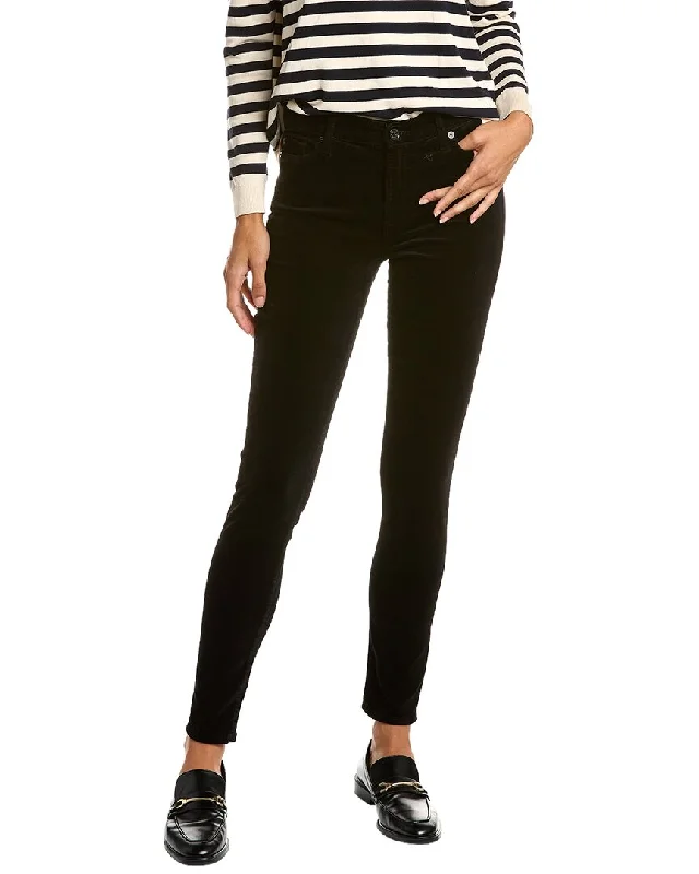 Now Available 7 For All Mankind High-Waist Black Super Skinny Jean