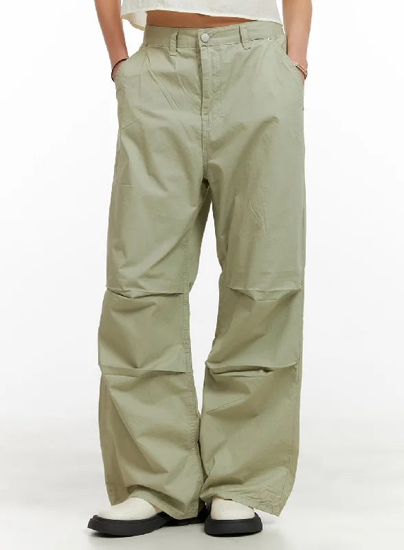 Pay Less Low Rise Pintuck Trousers CY431