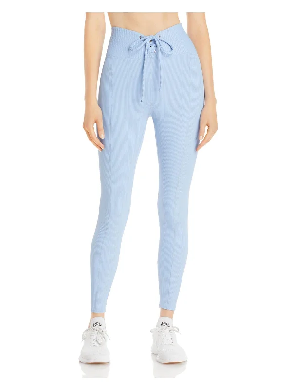 Weekend Discounts You Deserve Womens Ribbed High Rise Leggings