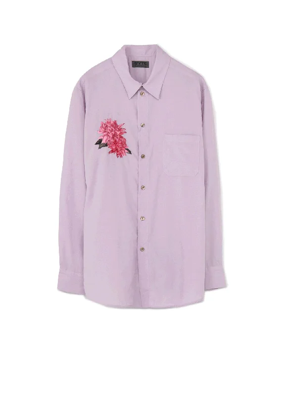 Don’t Miss Out 50S CELLULOSE/COTTON BROAD EMBROIDERY REGULAR SHIRT
