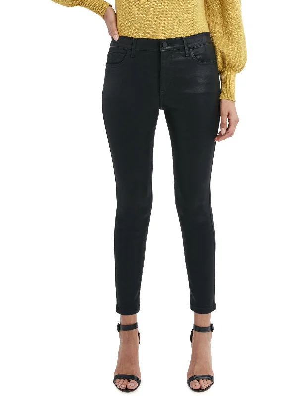 Weekend Deals That Sparkle Womens Denim Coated Skinny Jeans