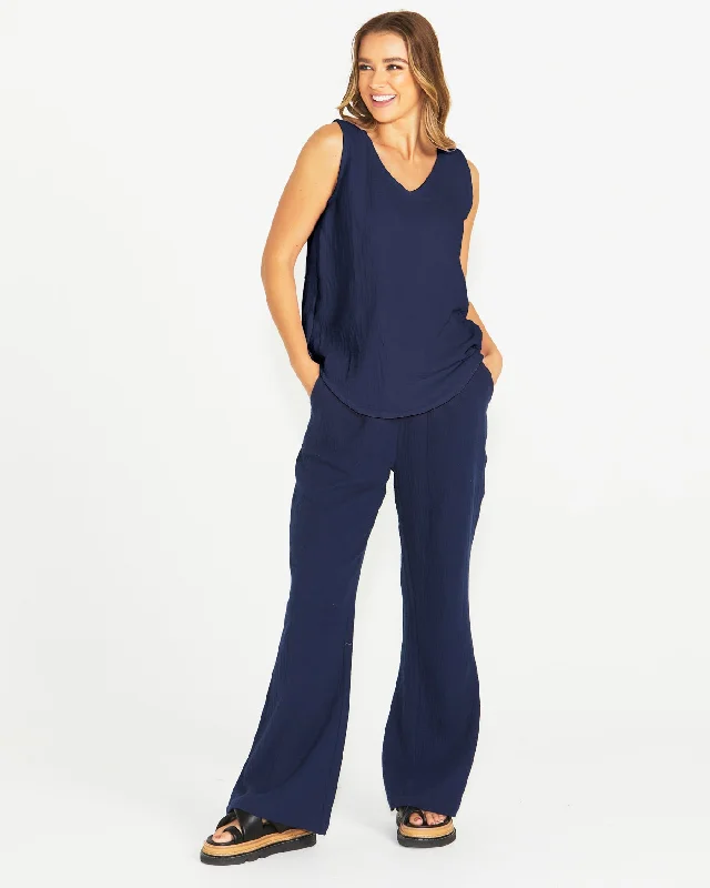 One-DAY Sale Sass Henny Pants Navy