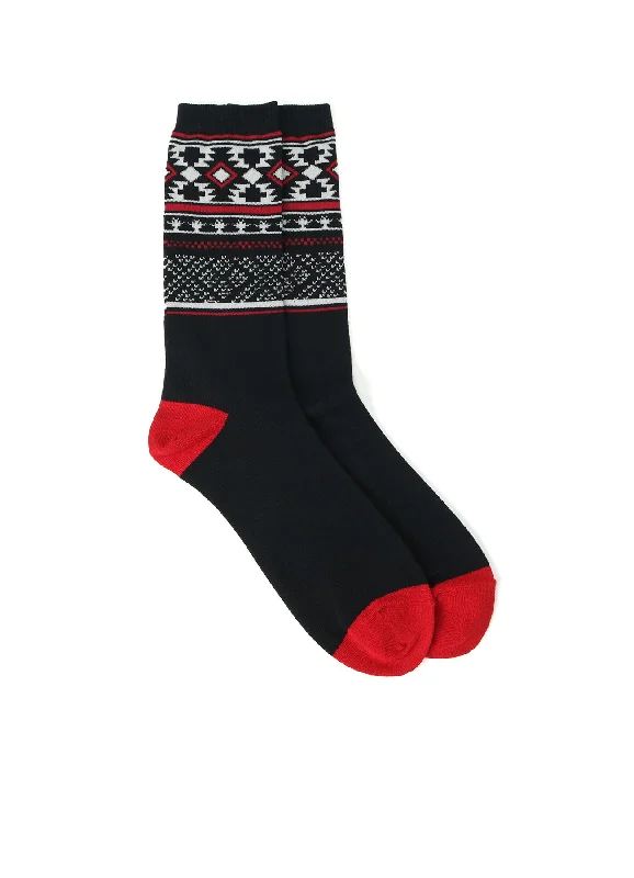 Act Fast NORDIC PATTERN SOCKS