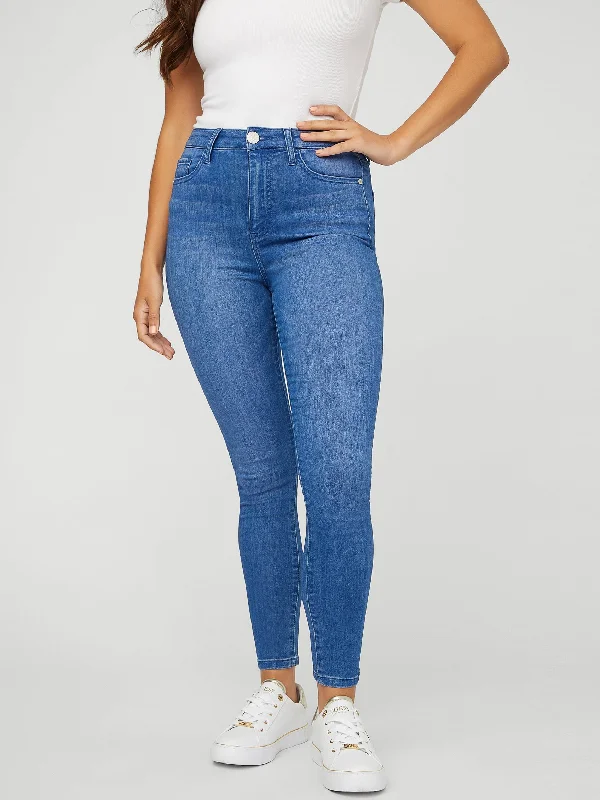 Steals and Deals Simmone High-Rise Skinny Jeans