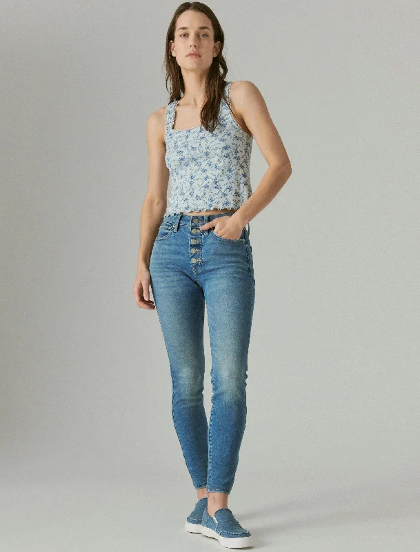 Daily Special Lucky Brand Womens High Rise Curvy Skinny