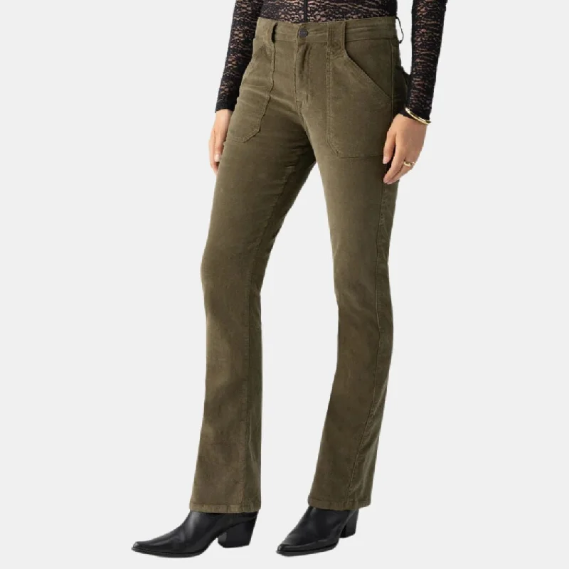 Quick Deals Corduroy Hayden Bootcut Pant (Burnt Olive)