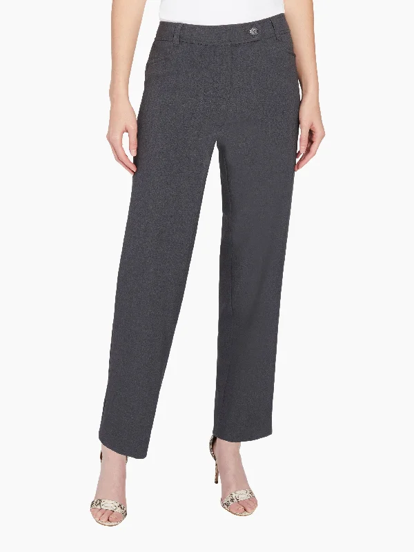 Bargain Prices Bi-Stretch Straight Leg Pants