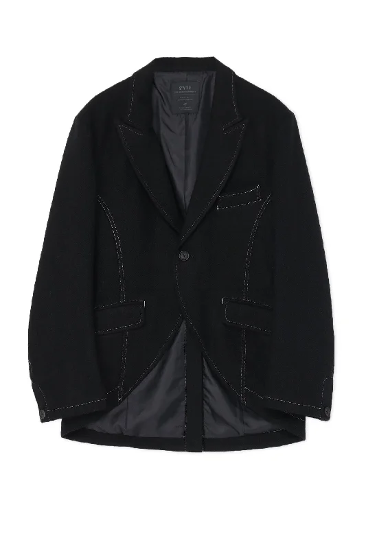 Savings Galore FLANNEL PEAKED JACKET
