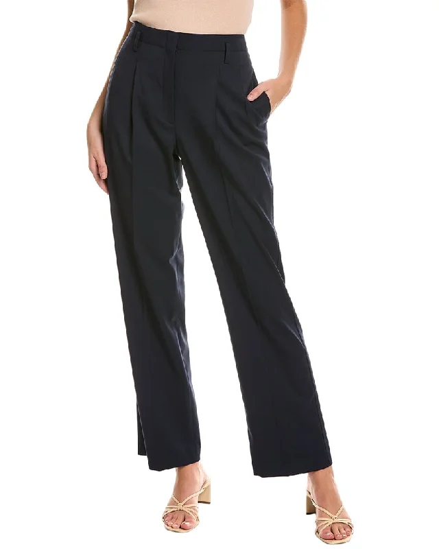 Bargain Alert Theory Gabardine Wool-Blend Pant