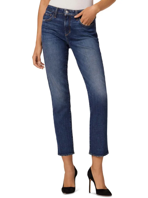 Weekend Discounts to Savor Womens Denim Straight Leg Cigarette Jeans