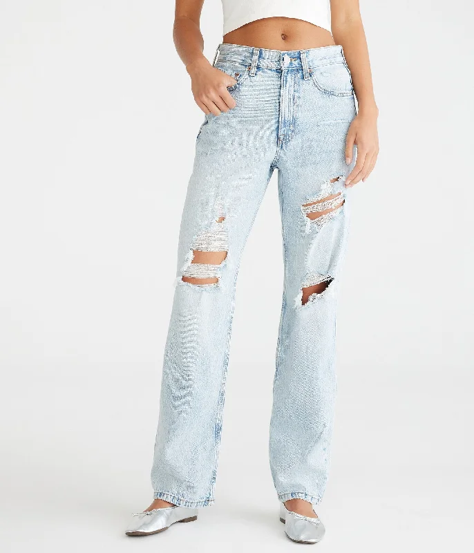 Weekend Discounts to Enjoy Aeropostale High-Rise Baggy Jean