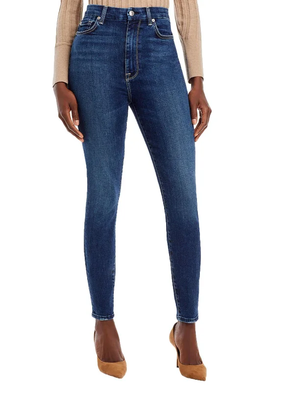 Price Meltdown Aubrey Womens High Waist Ankle Skinny Jeans