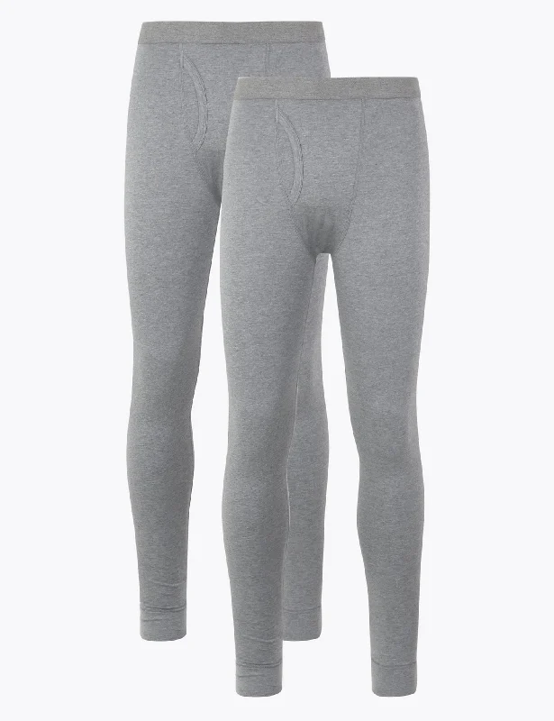 Weekend Discounts Worth Grabbing 2 Pack Heatgen™ Cotton Thermal Pants