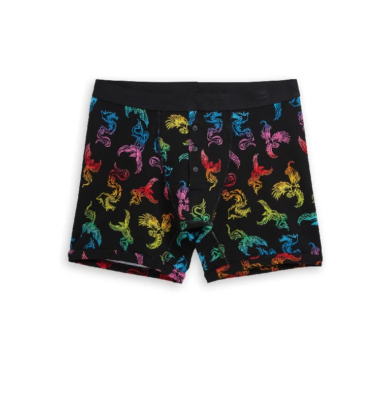Incredible Offers 6" Fly Packing Boxer Briefs - Rainbow Phoenix