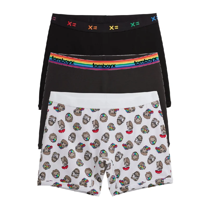 Online Only 6" No Fly Boxer Briefs 3-Pack - Be Hedgey