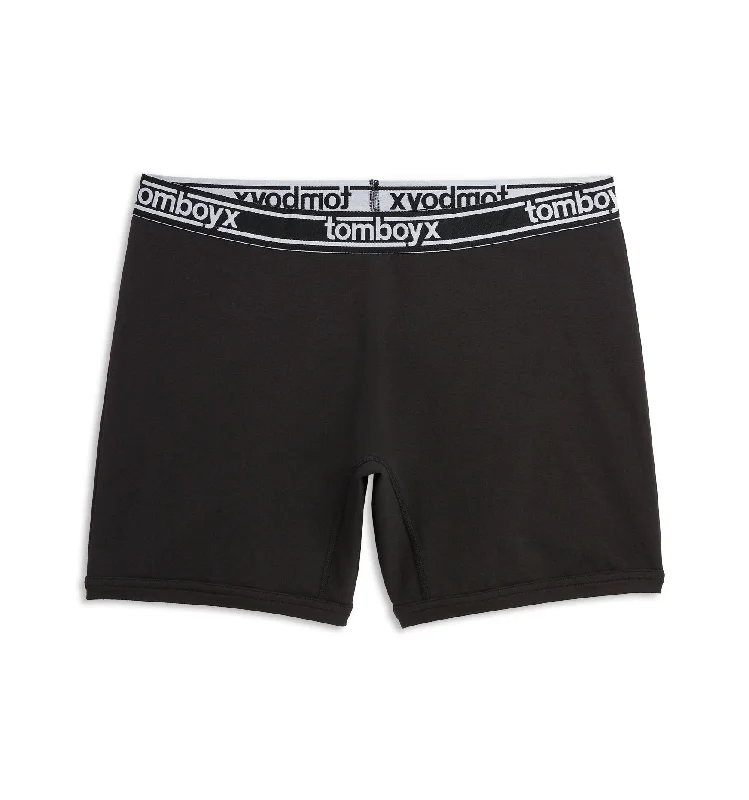 The Best Prices 6" No Fly Boxer Briefs - Black Logo