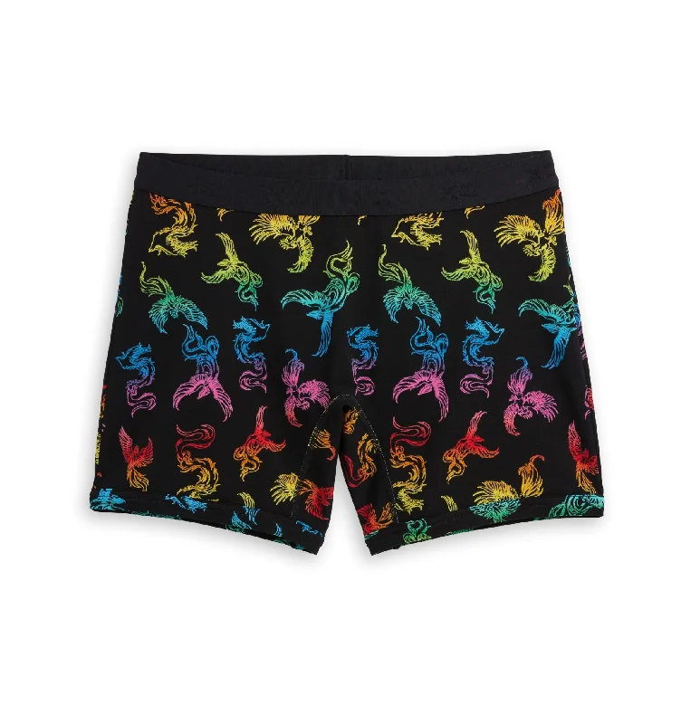 Deal of the Week 6" No Fly Boxer Briefs - Rainbow Phoenix