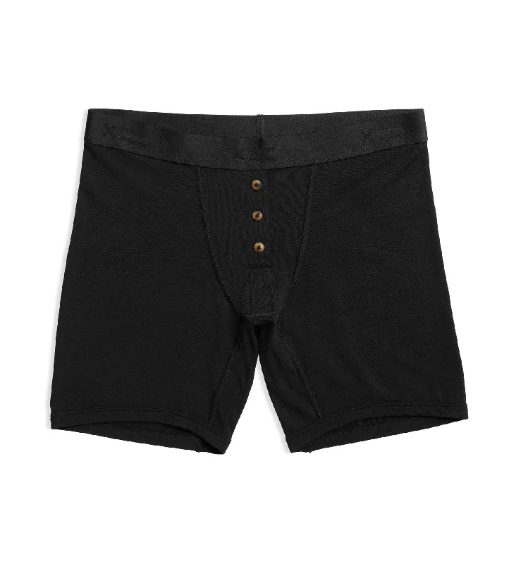 Super Discount 6" Fly Boxer Briefs - TENCEL™ Modal Black