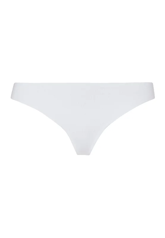 Weekend Bargains to Enjoy Invisible Cotton Thong | White 71225-101