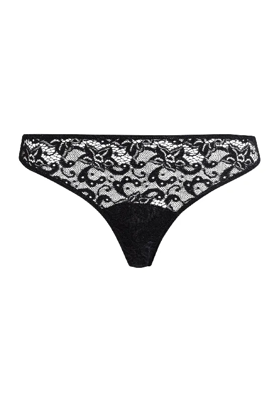 Weekend Discounts to Relish Luxury Moments Thong | Black 71507-019