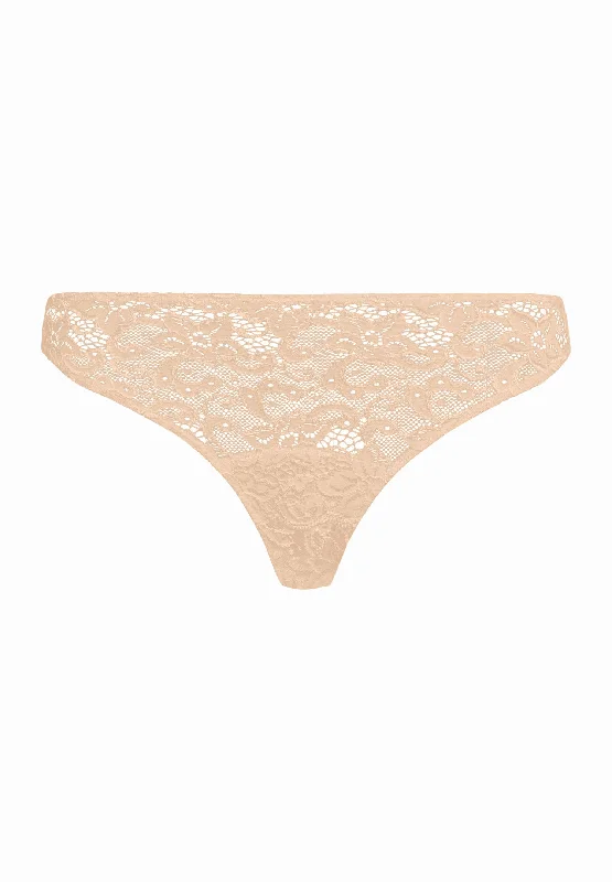 Weekend Savings Extravaganza Luxury Moments Thong | Beige 71507-274