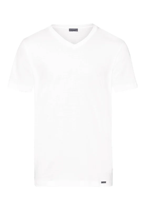 Living Shirts Jersey Cotton V-Neck T-Shirt | White 75051-101