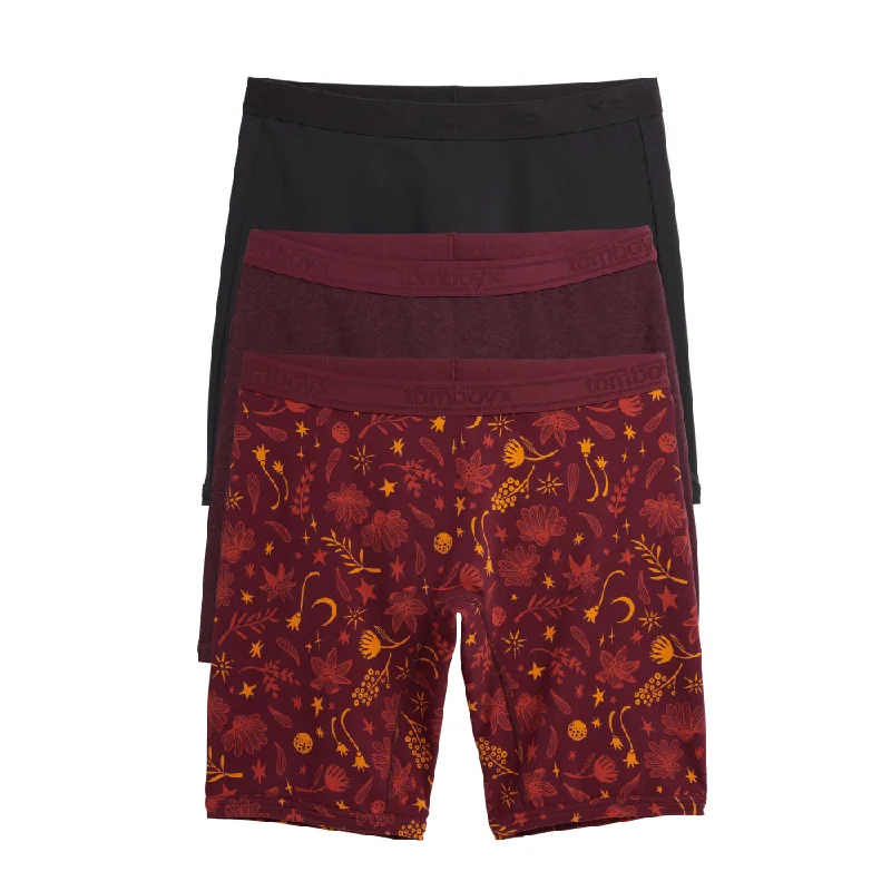 Today’s Deal 9" Boxer Briefs 3-Pack - Botanica