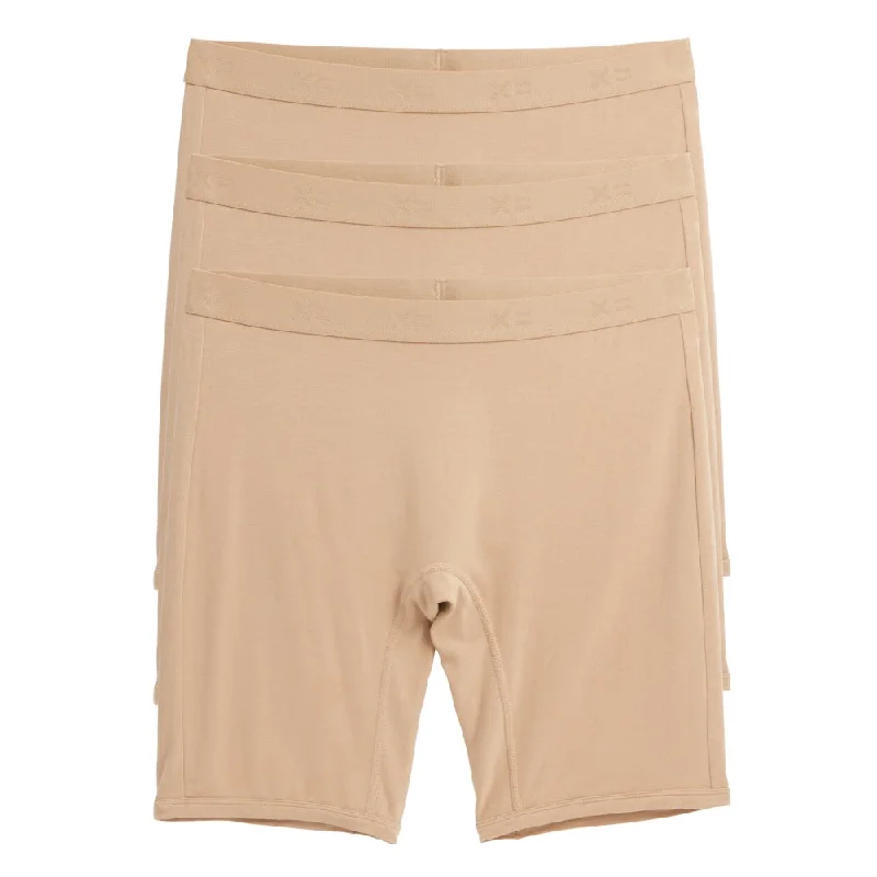 Weekend Specials Just for You 9" Boxer Briefs 3-Pack - TENCEL™ Modal Chai