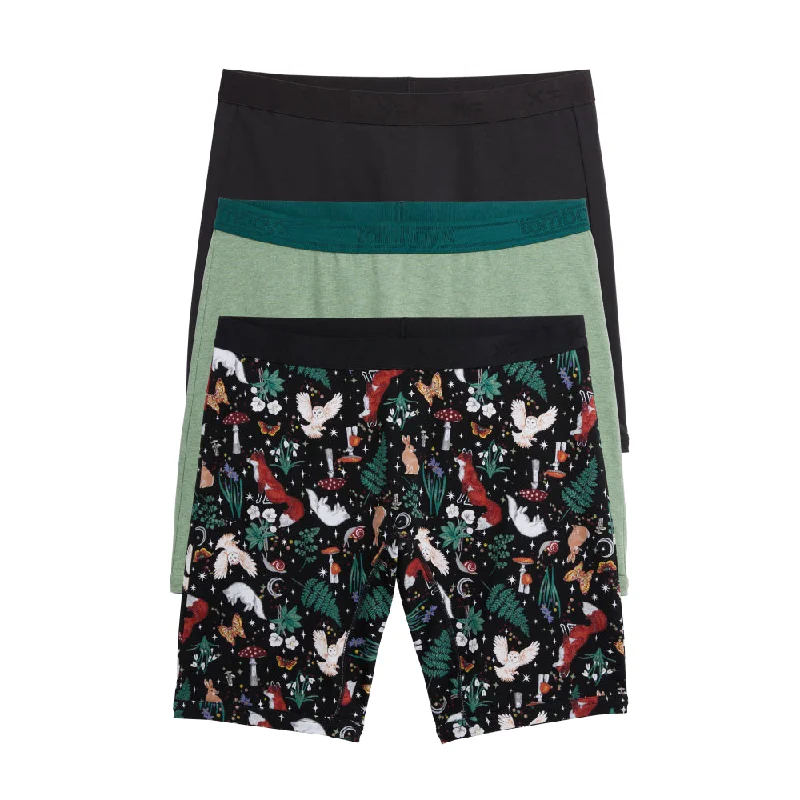 Don't Miss Out 9" Boxer Briefs 3-Pack - Woodland Tapestry