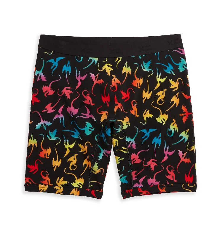 Weekend Deals That Wow 9" Boxer Briefs - Rainbow Dragon